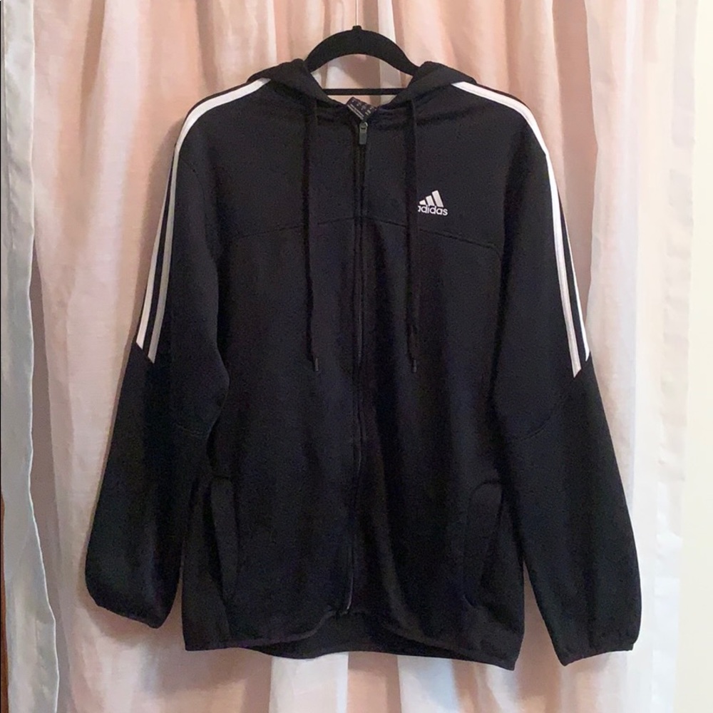 Zippered Adidas hoodie